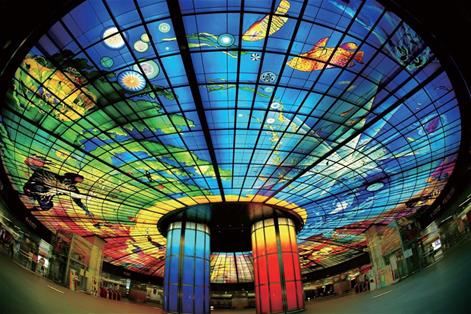 The Dome of Light at the Formosa Boulevard Station